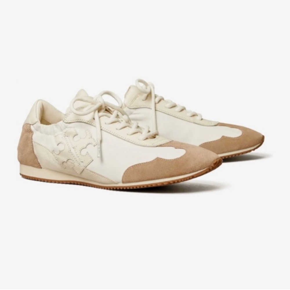 Tory Sneaker-Nylon/calf leather